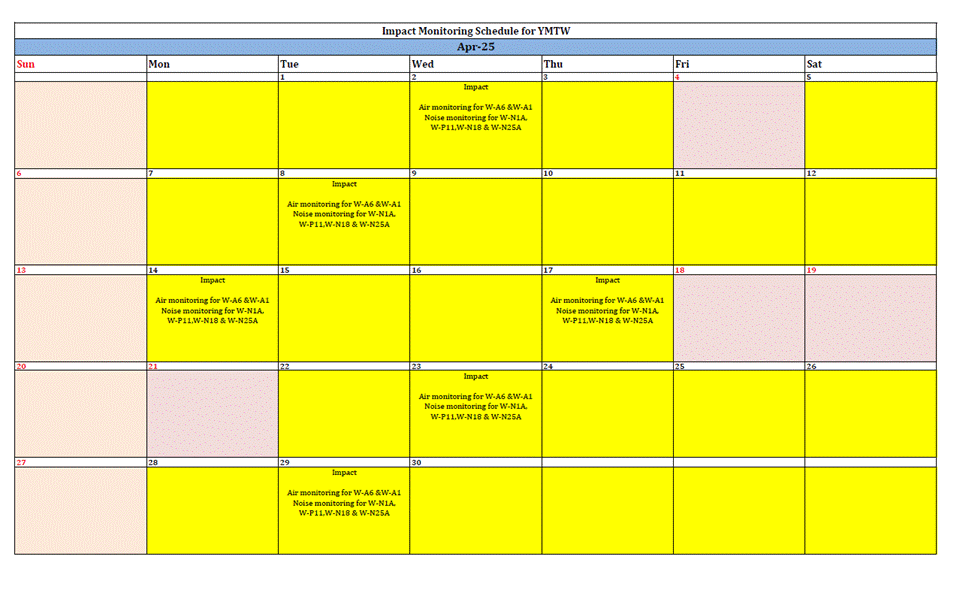 A yellow calendar with black text
AI-generated content may be incorrect.